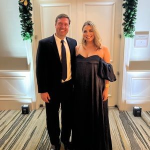 CAROLINE CONSTAS PALMER DRESS